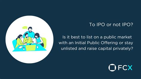 To IPO, or Not to IPO 